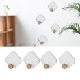 thumbnail image 1 of Ganchos para Toallas Perfecl 4 Piezas Ganchos Multifuncionales Colgador Decorativo Blanco, 1 of 8