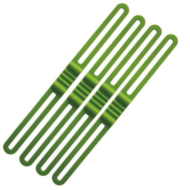Banda para Bicicleta Toystoory Paquete de 4 Silicona Linterna Correas para Ciclismo Verde
