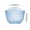 Blue, variant on COM1950s Wall Mounted Planter With Drainage Holes, Hanging Plastic Flower Pot for Indoor Outdoor Plants, Balcony and Terrace Decoration