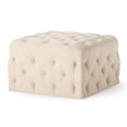 thumbnail image 1 of Maven Lane Henry Traditional Ottoman in Taupe Fabric Upholstery, 1 of 6
