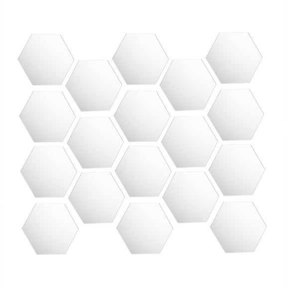 3D Honeycomb Hexagon Acrylic Mirror Wall Stickers Home Diy Art Removable Decor