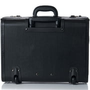 Alpine Swiss 19 Wheeled Briefcase Rolling Case Sales Sample Pilot Lawyer Attache