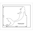 thumbnail image 2 of Mermaid Stencil-14 Mil Mylar - Painting/Crafts/ Templates, 2 of 3