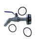 thumbnail image 4 of Calibre Barril Grifos 304 Tambor de acero inoxidable DN15 Outlet 0.5-pulgadas 45 grados Boquillas Tapas Accesorios de contenedores 20 mm 200L seitruly TO001055-00, 4 of 7