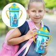 thumbnail image 2 of Children'S Training Cup Blue， Spring Park Double Handle Kids Water Bottle with Lid for Toddler Kids, 2 of 9