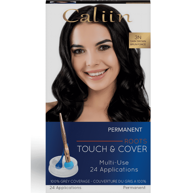Root Touch-Up Permanent Hair Color - 24 Applications, 1 Kit - 100% Gray Coverage - 3N Dark Brown