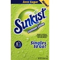 thumbnail image 2 of Sunkist Singles To Go Lemon Lime Drink Mix, 6 count, 0.53 oz(1 BOX), 2 of 4