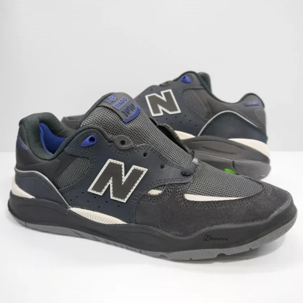 New Balance Tiago Lemos NM1010UR Black / Navy Blue Skate Shoes Mens Sz 8 D