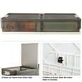 thumbnail image 4 of Home-Complete 15.8Gal Plastic Under Bed Storage with Wheels and 2-Sided Lid (Cream,Adult), 4 of 6