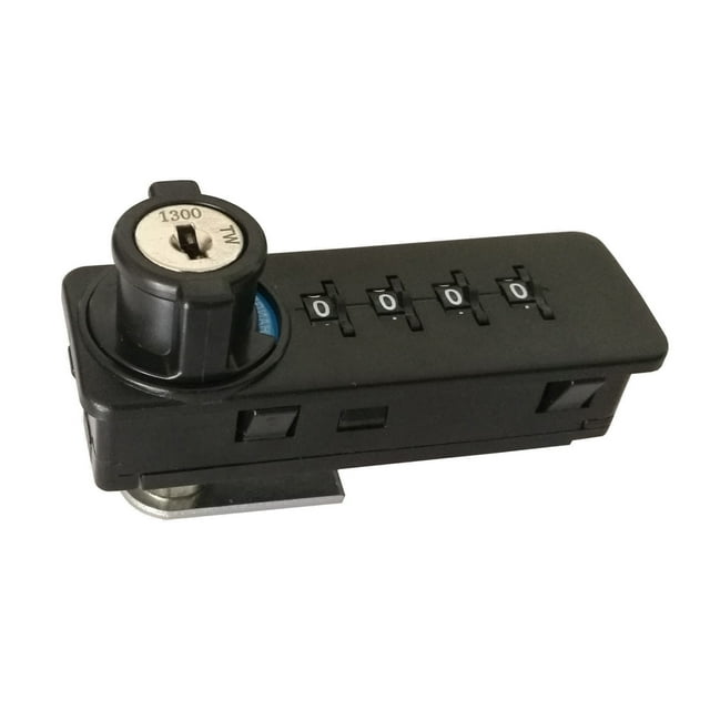 FixtureDisplays Serrure à Combinaison Cam Master Key Serrure d'Armoire Serrure de Tiroir Boîte de Don Serrure Code Passe-Broche avec Feuille de Métal 22 GA, Peut Tre Modifiée avec Porte en Bois 3/4 Pouces 18619-3PK