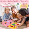 thumbnail image 2 of Busy Board Book Qizfun Dinosaur Montessori, juguete de 1 a 4 años, 2 of 7