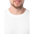 thumbnail image 4 of Athletic Works Men's and Big Men's Core Linear Mesh Active Short Sleeve Tee, Sizes S-3XL, 4 of 8