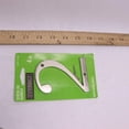 thumbnail image 3 of Everbilt 4 in. Satin Nickel Flush Mount Metal House Number 2, 3 of 4