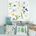 thumbnail image 3 of Designart 'Wildflowers Clover Bell and Chamomile II' Traditional Framed Art Print, 3 of 4