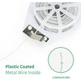 thumbnail image 3 of 100 Meter White Garden Soft Tie Rope Plant Winding Tie Support Wire Cutter, 3 of 5