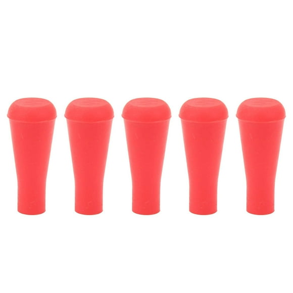 Puntas De Flecha De Tiro Con , 5 Uds., 6mm, Puntas De Flecha De Goma Suave, Puntas Anchas De Punta Roma Para Caza, Tiro, Flechas, Equipo De Entrenamiento