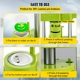 thumbnail image 5 of Maxmartt DIY Pin Button Maker Machine Badge Punch Press with 100Pcs Button Parts (1"/25mm,Circle), 5 of 10