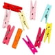 thumbnail image 2 of 100 pinzas pequeñas de madera de colores resistentes para ropa seca en tendedero, clips para bolsas, manualidades, fotos, hogar, escuela, manualidades decorativas, 2 of 5