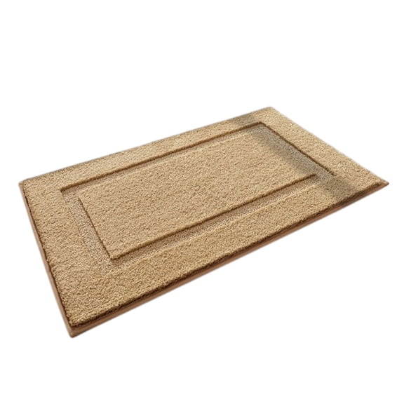 Alfombrilla De Poliéster Para Baño Inteprter cómoda y elegante Impermeable y Duradera caqui 40*60cm Type2 NO2