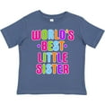 thumbnail image 3 of Inktastic Worlds Best Little Sister Girls Toddler T-Shirt, 3 of 5