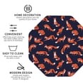 thumbnail image 4 of Fuzoiu Foxes In Different Poses Print Leather Coasters Set,Drink Coasters Set of 6,for Tabletop Protection, Durable PVC Coasters,Home Décor and Housewarming Gift,Octagon, 4 of 7