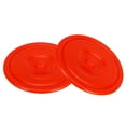 thumbnail image 5 of Beaupretty 2Pcs Heavy Duty Plastic Trash Can Covers Red Round Lids for Waste Bin, 5 of 8
