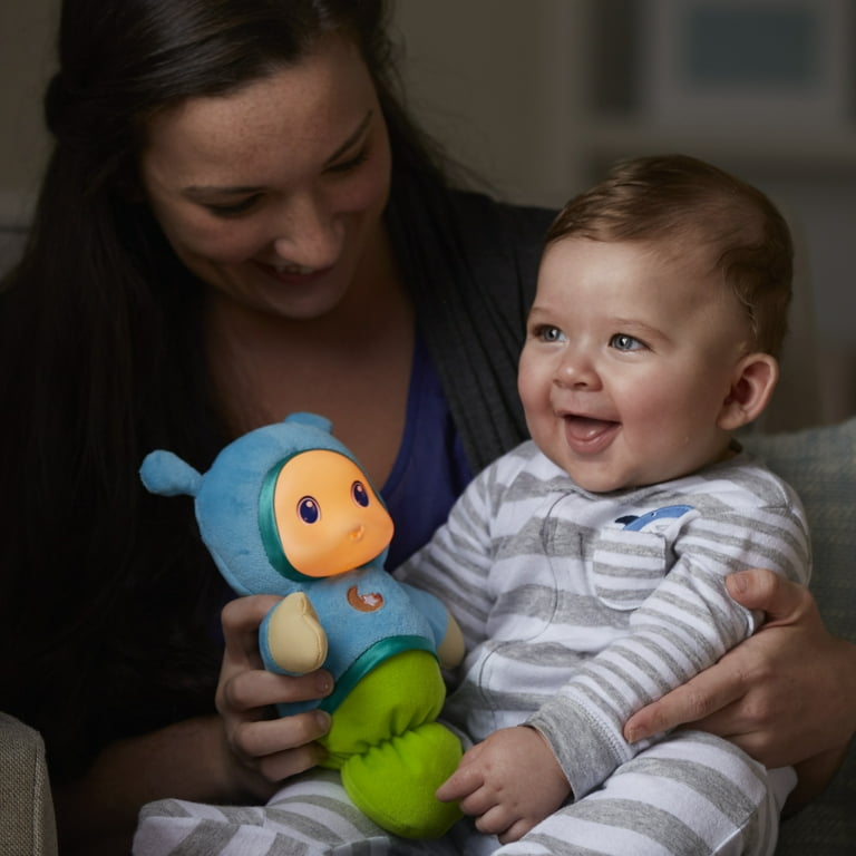 Playskool Lullaby Gloworm Blue: Musical Soother Toy for Baby 