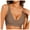 Coffee, variant on Comfy Jelly Lift Wireless Bras for Women Deep V Comfortable Push up Seamless Bra Removable Padded Plunge Bralettes Pink XL