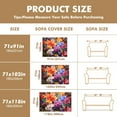 thumbnail image 5 of Throw Sofa Cover Soft Washable Decorative Couch Covers for 3 Cushion with Tassels Furniture Protector for Pets and Kids 71x91in, 5 of 5