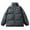 Dark Gray, variant on Wancir Men's Puffer Jacket Thickened Winter Coat Warm Stand Collar Color Block Zip Up Jacket Ski Bubble Coat