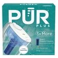 PUR PLUS 11 Cup Water Pitcher Filtration System, W 11.4" x H 10.4" x L
