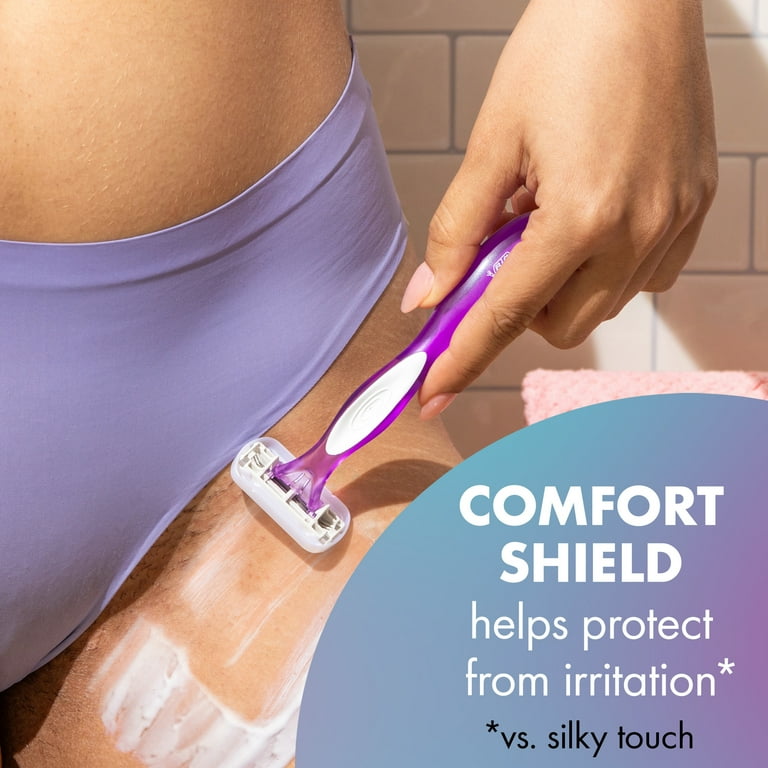 BIC Soleil Sensitive Disposable Women's Razor Set with 3 Flexible