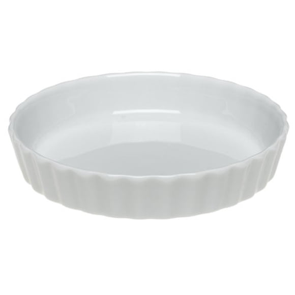 Pillivuyt Porcelain Small 5-1/4-Inch Individual Tart/Creme Brulee Dish