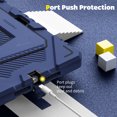 thumbnail image 4 of Fintie Case for iPad 9th Generation (2021) / 8th Gen (2020) / 7th Gen (2019) 10.2 Inch, Protective Fully-Body Rugged Heavy Duty Shockproof Tablet Case with Built-in Stand for Kids, Navy Blue, 4 of 9