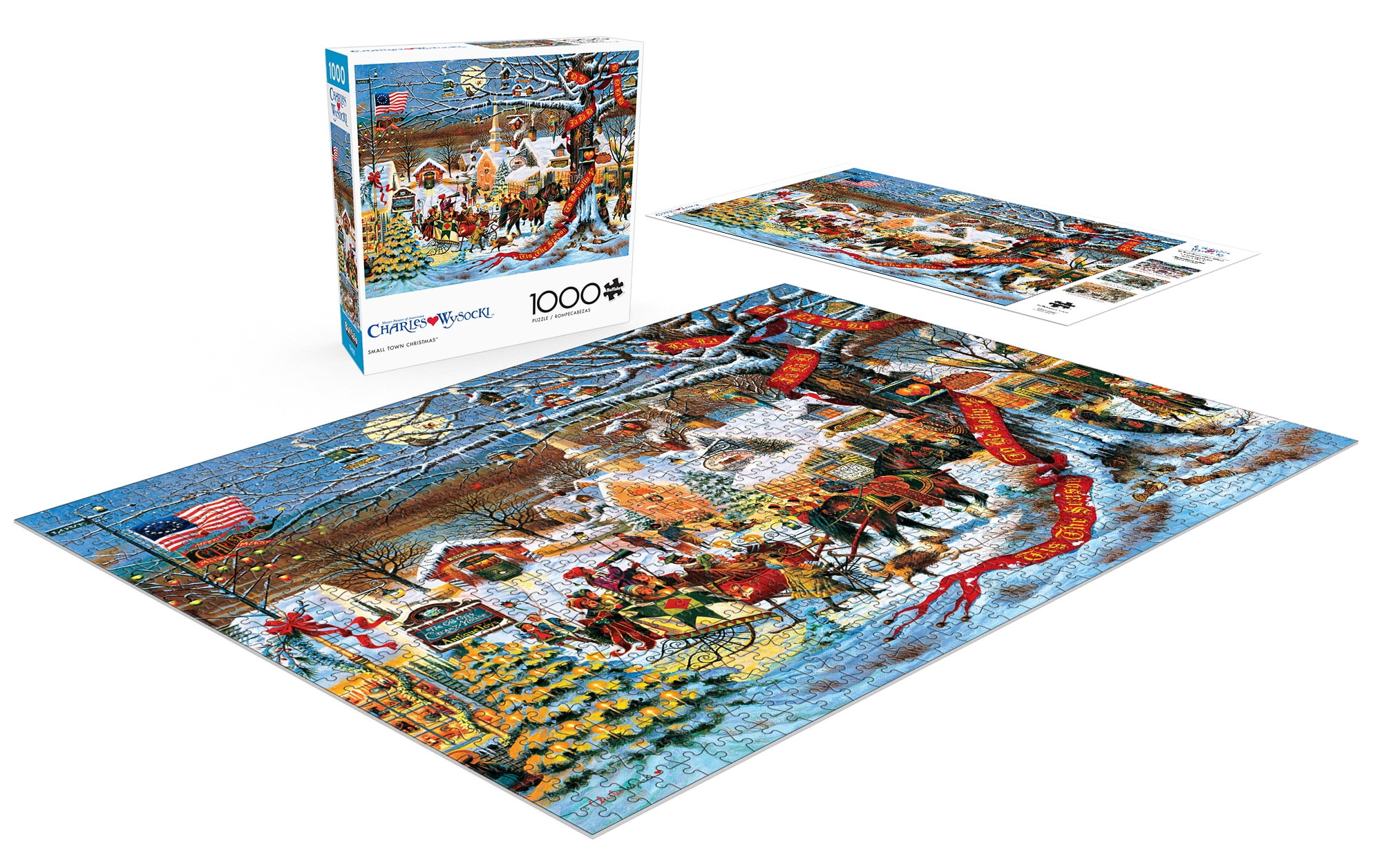 Pickforupuzzle® Christmas Charles Wysocki Jigsaw Puzzles 1000 Piece
