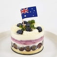 thumbnail image 3 of 300 piezas de palillos de dientes de la bandera australiana, pequeño mini palo de papel para decoración de tartas, bandera australiana, decoración de fiesta de comida, bandera para pastel de bar, 3 of 5