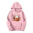 thumbnail image 3 of QQAMB Oversized Sweatshirts for Women Halloween Graphic Printed Drawstring Loose Comfy Hoodies Sweatshirts with Pocket, 3 of 4