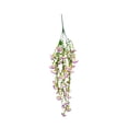 thumbnail image 2 of Faux Flowers Artificial Hanging Flower Outdoor Artificial Petunias for Outdoors UV Resistant Silk Flowers for Outside for Summer Kitchen Porch Patio Balcony Backyard Decor (1Pc,Beige), 2 of 5