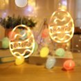 thumbnail image 4 of Easter Window Lights, Easter Window Decorations, Easter Egg Warm White Hanging String LED Lights with Suction Cup,Happy Easter Party Supplies for Indoor and Outdoor Farmhouse Wall Decor, 4 of 6