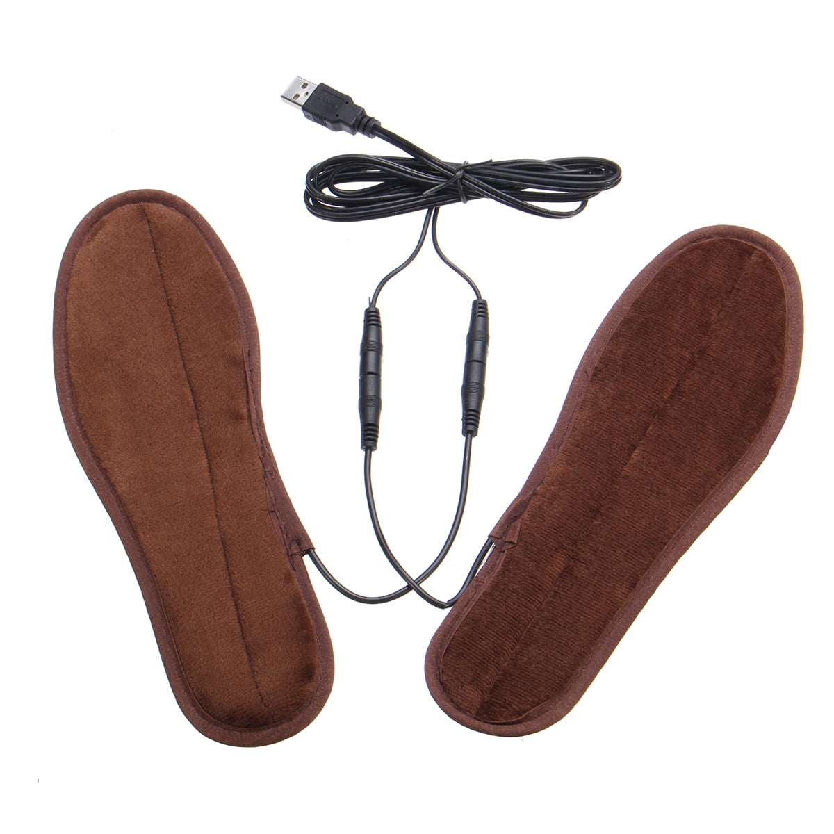 Rechargeable Heated Foot Warmers Feet Heater Washable Cut-to-Fit Shoes Insoles 