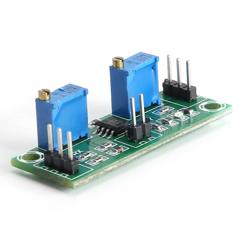 LM358 Signal Amplifier Module 2Pcs 3.5-24V Weak Signal and Voltage Amplifier 15-20MA Power Signal Collector for DC Pulse