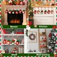 thumbnail image 7 of Christmas Stocking Holders for Mantle Set 4, Lightweight Metal Stocking Hangers Adjustable Candy Cane Stocking Hooks for Fireplace Non-Skid Stocking Holders for Christmas Decoration (Red), 7 of 7