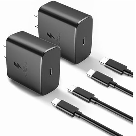 YJJSKEJI 2025 New Super Fast Charger Type C, 45W USB C Wall Charger Fast Charging for Samsung Galaxy S25 Ultra/ S25/S25+/S24+/ S24 Ultra/S24/S24+/S23 Ultra/S22 Ultra/S21 Ultra