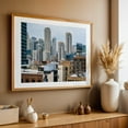 thumbnail image 4 of North Side Skyscrapers - Chicago Illinois Photography Oak Framed Wall Art Print 16 x 24 inches, 4 of 6