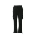 thumbnail image 5 of Douhoow Men Cargo Pants Drawstring Sweatpants Jogging Pocket Sports Elastic Trousers ,M-5XL, 5 of 8