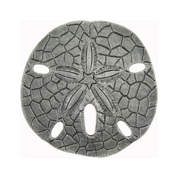 Acorn Manufacturing DPDPP Artisan Collection Sand Dollar Knob, Antique Pewter