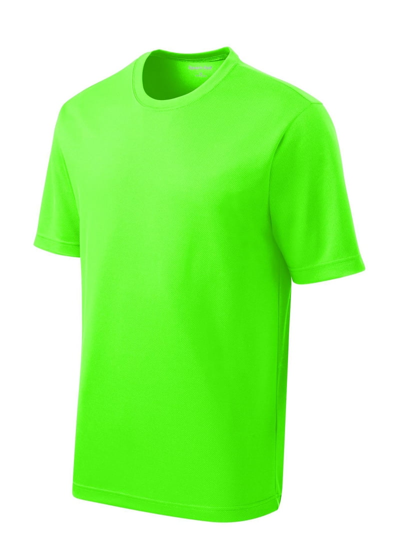 Sport-Tek PosiCharge RacerMesh Dri Fit T-Shirt, 3XL, Neon Green