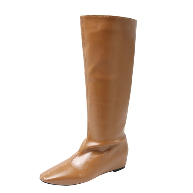 Birdeem Women's Comfortable Boots, Low-Heeled, Solid Color, Large Size, Fall/Winter, Height-Enhancing, Long Boots, Women's Winter Boots, Women's Fall Fashion