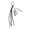 thumbnail image 6 of RYUJNDK Lightweight Alloy Keyring With Synthetic Feathered And Beaded Tassels Fashionable Portable Bag Charm Decoration, 6 of 8