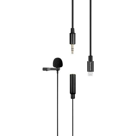 UPC: 6971008024661 | Saramonic LavMicro U1B Omnidirectional Clip-On Lavalier Microphone with Detachable Lightning Connector for iOS Devices